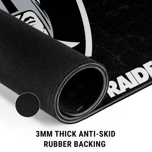 NFL Las Vegas Raiders Distressed Gaming Mouse Pad